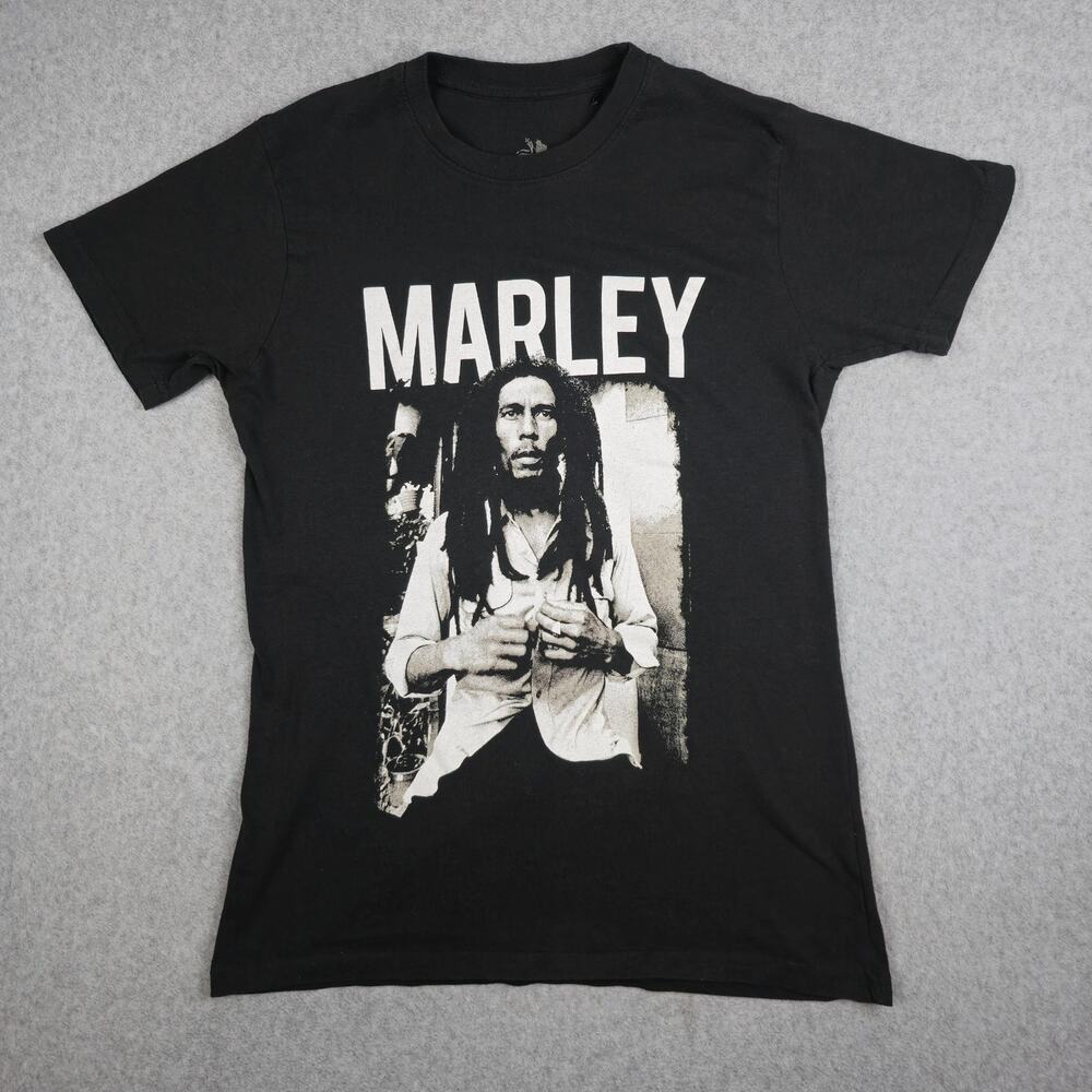 Zion Rootswear Medium Black Bob Marley T-shirt